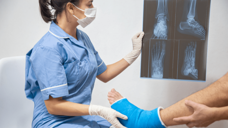 Physical therapist performing therapeutic exercise - CPT code 97110