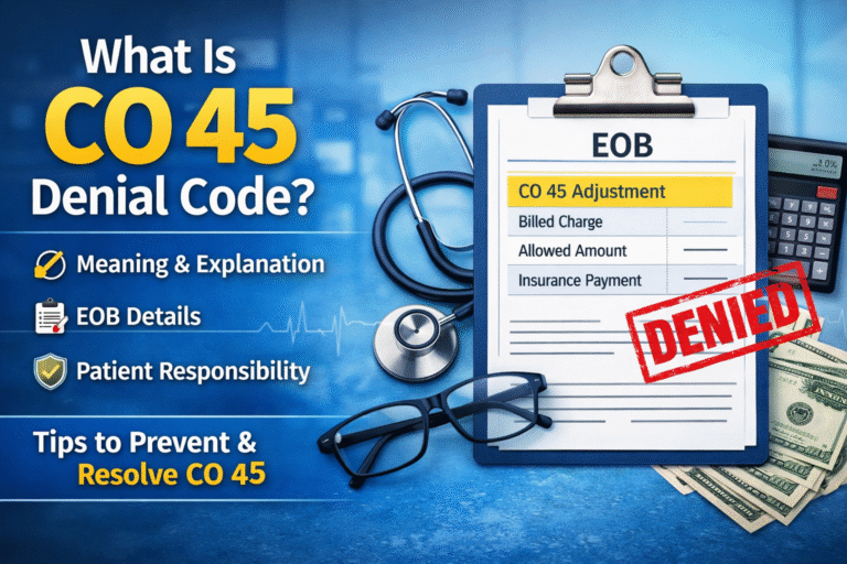 What is CO 45 Denial Code? Meaning & Patient Responsibility