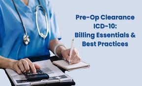 Pre Op Clearance ICD !0 for Billing