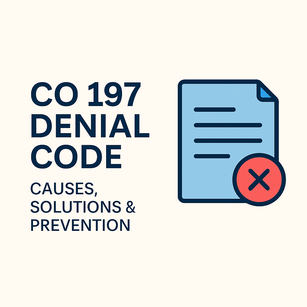 CO 197 Denial Code: Reasons, Remedy, Prevention | MedStates