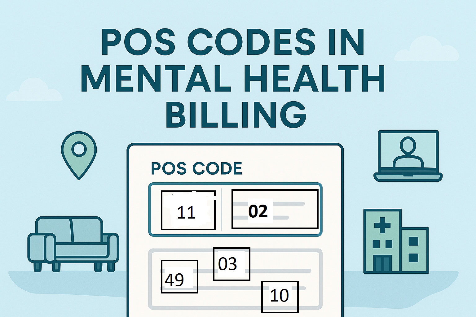 POS Codes in Mental Health Billing | MedStates Guide