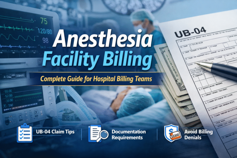 Anesthesia Facility Billing in 2026: Guide for Hospitals