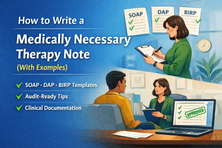 Writing a Medically Necessary Therapy Note (With Examples)