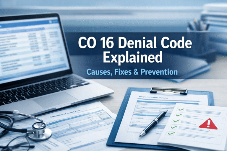 CO 16 Denial Code in Billing: Causes, Fixes and Prevention